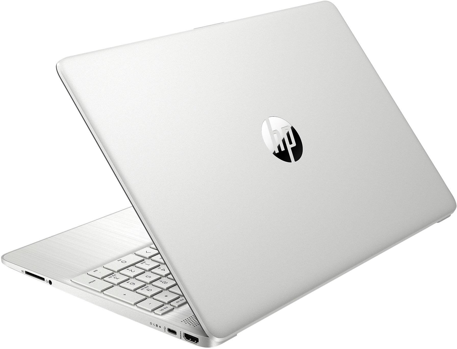 Alt View 1. HP - 15.6" Laptop - AMD Ryzen 3 - 8GB Memory - 256GB SSD - Natural Silver.