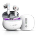 Front. LINNER - Nova Noise Canceling OTC Bluetooth Hearing Aids with Volume Control and Wireless Microphone - White.