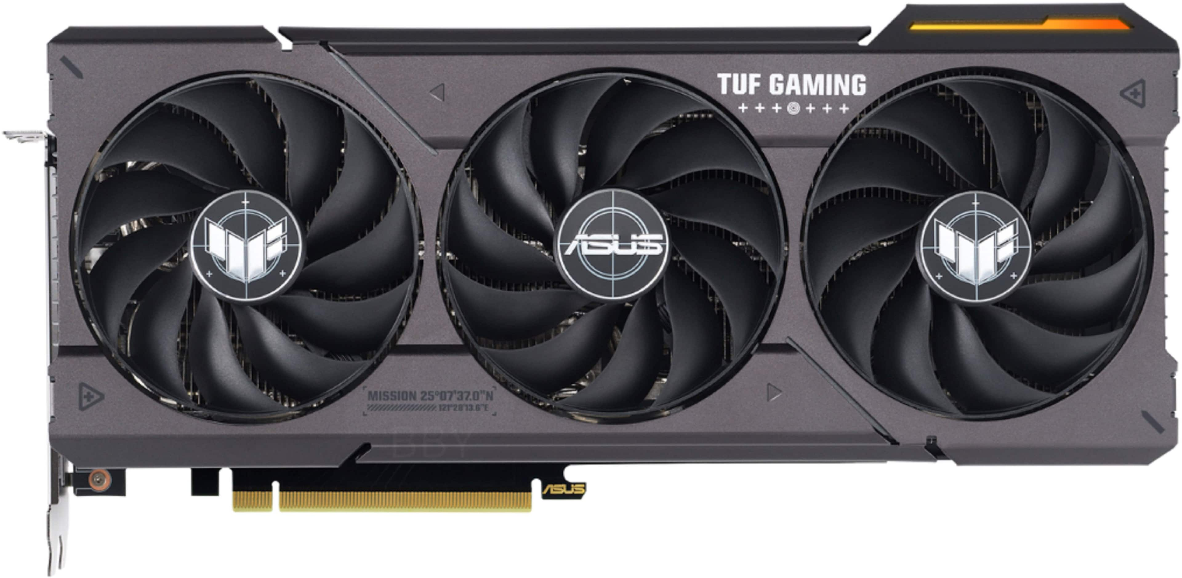 ASUS - NVIDIA GeForce RTX 4060 Ti TUF 8GB GDDR6 PCI Express 4.0 Graphics Card - Black