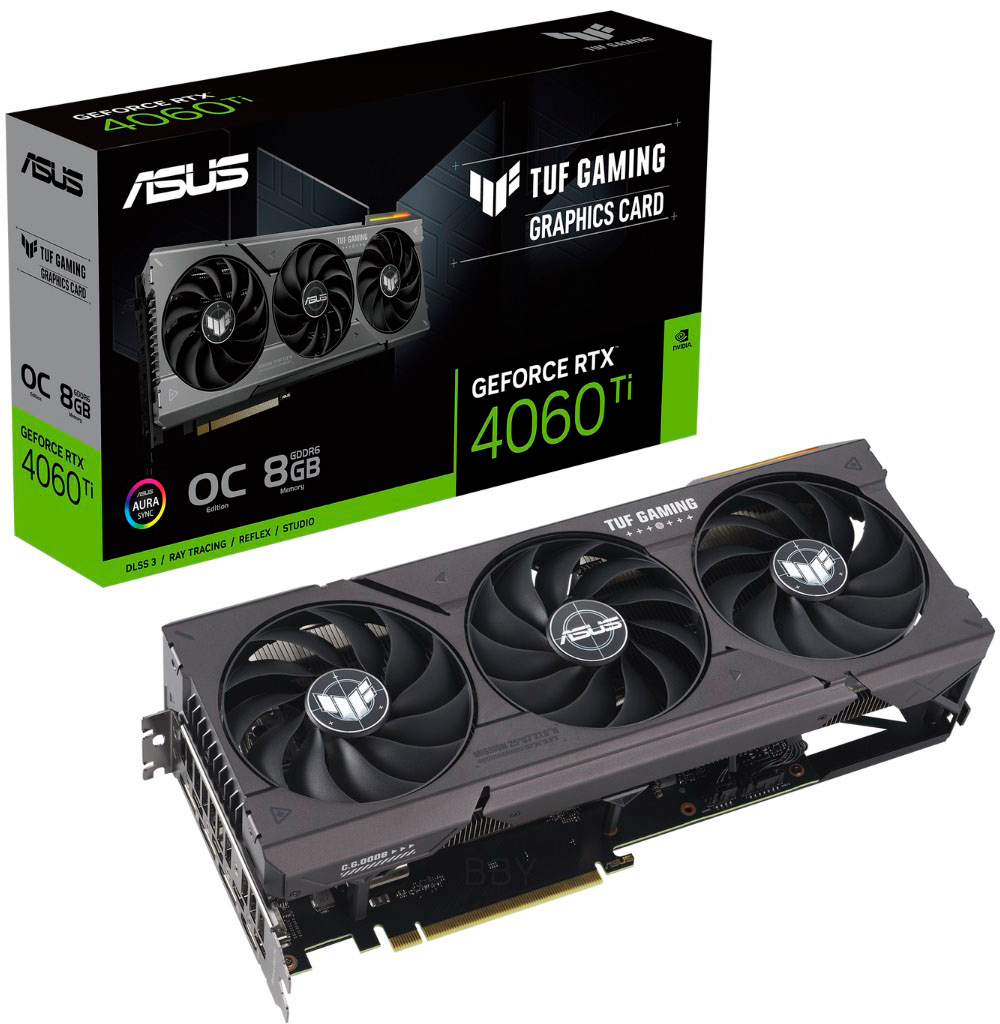 8GB GeForce NVIDIA - Buy 4.0 GDDR6 ASUS Express Black PCI Best 4060 RTX Card TUF-RTX4060TI-O8G-GAMING Ti Graphics TUF