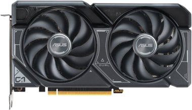 ASUS - NVIDIA GeForce RTX 4060 Ti Dual Overclock 8GB GDDR6 PCI Express 4.0 Graphics Card - Black - Front_Zoom