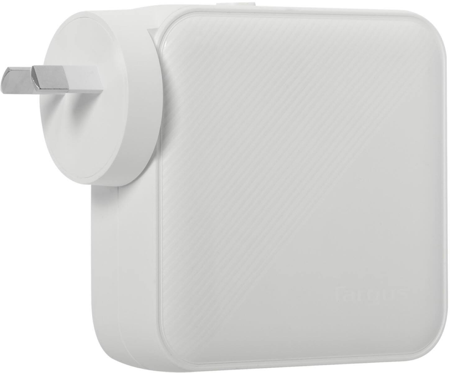 Alt View 14. Targus - 100W GaN Wall Charger - White.