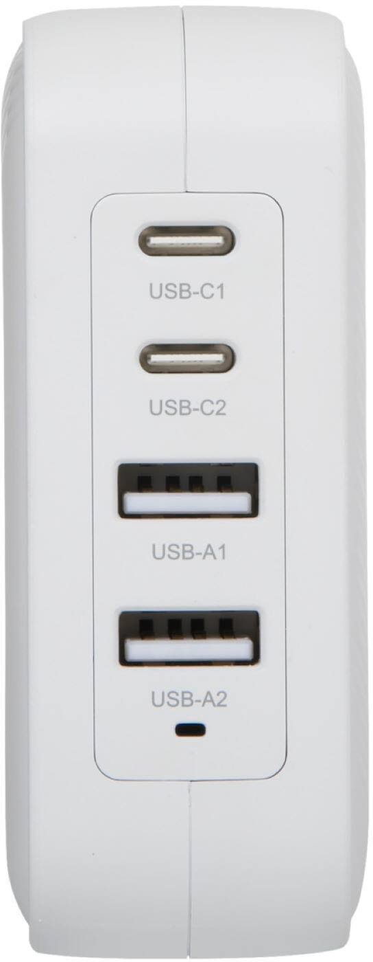 Alt View 1. Targus - 100W GaN Wall Charger - White.