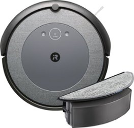 iRobot Roomba Combo i5 Robot Vacuum and Mop - Woven Neutral - Front_Zoom