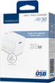 Alt View Zoom 13. Insignia™ - 30W USB-C Foldable Wall Charger for iPhone 15/14/13/12 Series, Samsung Smartphones, iPad, MacBook Air, Tablets and More - White.