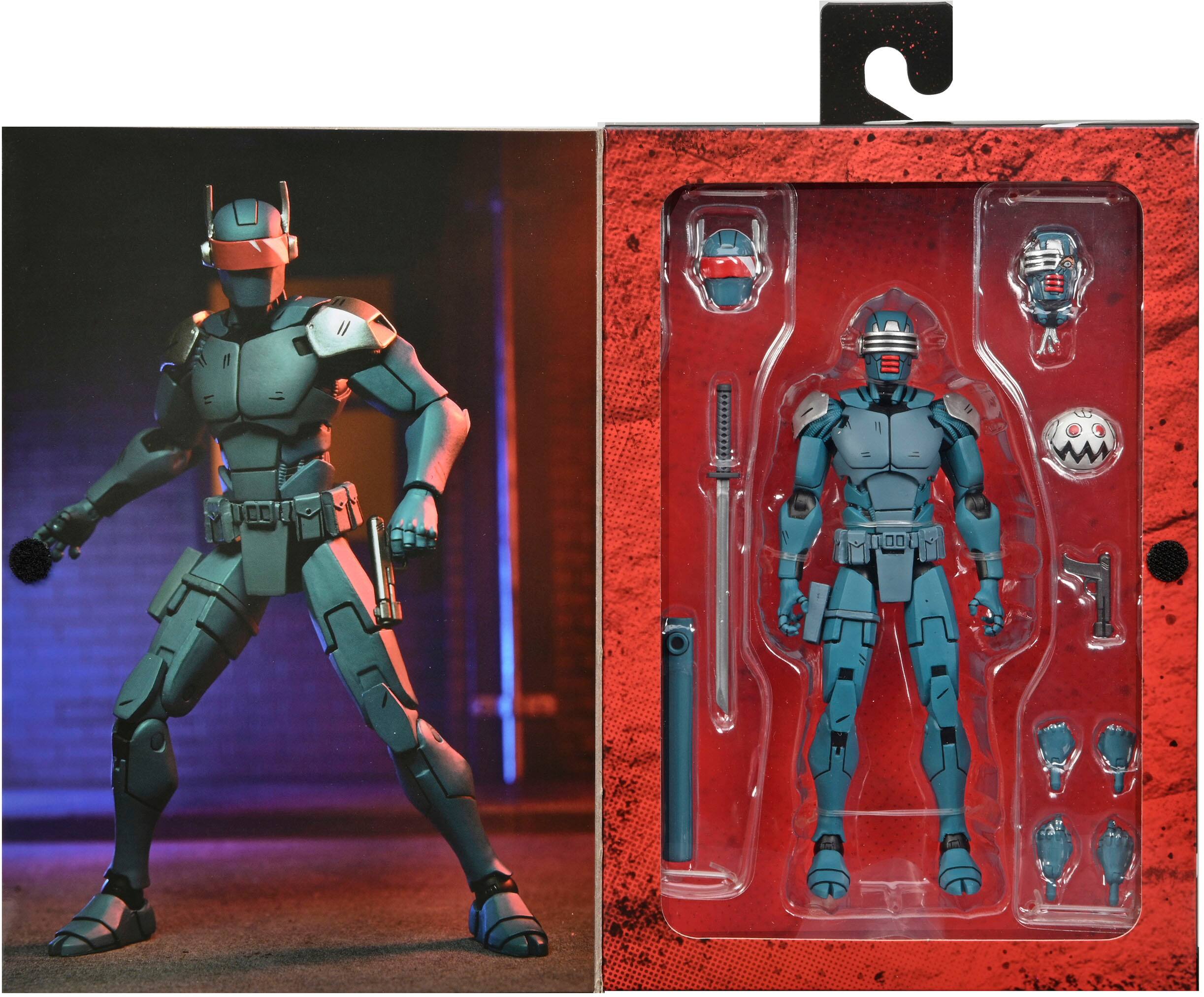 Angle. NECA - Teenage Mutant Ninja Turtles 7" The Last Ronin - Synja Patrol Bot.