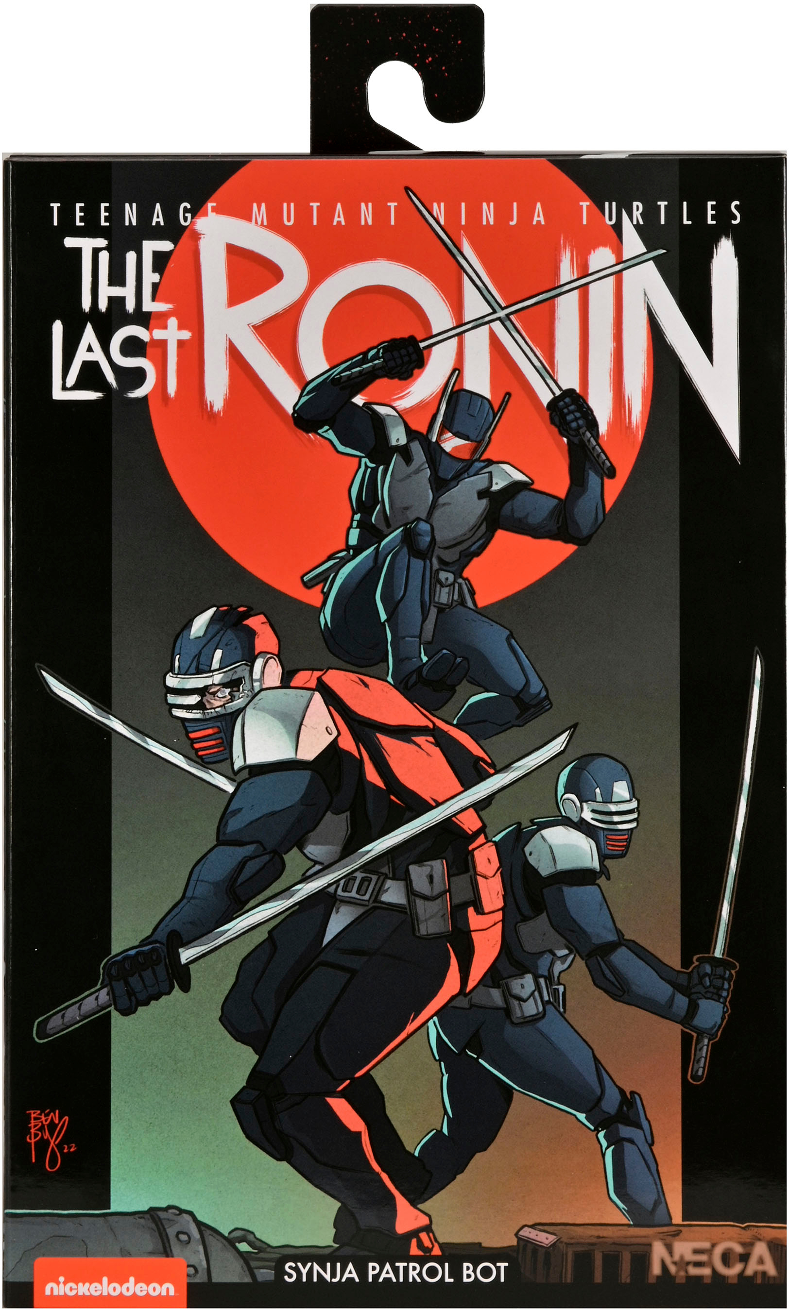 Left View: NECA - Teenage Mutant Ninja Turtles 7" The Last Ronin - Synja Patrol Bot