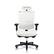Front. Mavix - M9 Wide Seat M-Foam Gaming Chair with Headrest - White.