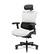 Angle. Mavix - M9 Wide Seat M-Foam Gaming Chair with Headrest - Black/White.