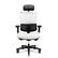 Front. Mavix - M9 Wide Seat M-Foam Gaming Chair with Headrest - Black/White.