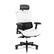 Left. Mavix - M9 Wide Seat M-Foam Gaming Chair with Headrest - Black/White.