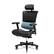 Angle. Mavix - M9 Wide Seat M-Foam Gaming Chair with Headrest - Black/Glacier.