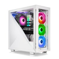 Thermaltake - Avalanche i366T R4 Gaming Desktop-12th Gen Intel Core i7-12700F-16GB RGB Memory-NVIDIA GeForce RTX 3060 Ti-1TB M.2 NVMe - White - Front_Zoom