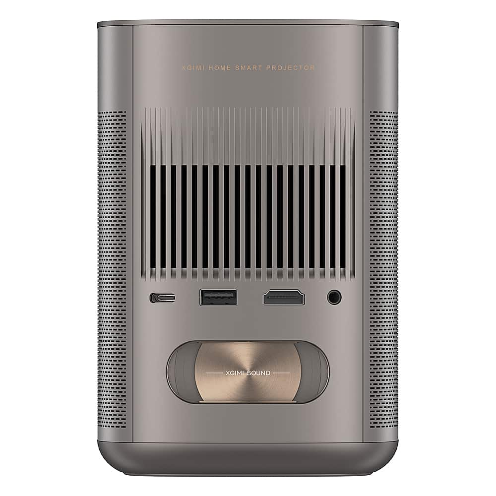 Back. XGIMI - MoGo 2 Pro 1080p Full HD Portable Projector - Sandstone-textured Mocha Gold.