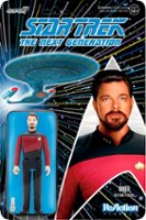 Super7 - ReAction 3.75 in Plastic Star Trek: The Next Generation Action Figure - Commander Riker - Front_Zoom