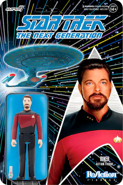 Super7 ReAction 3.75 in Plastic Star Trek: The Next Generation Action ...