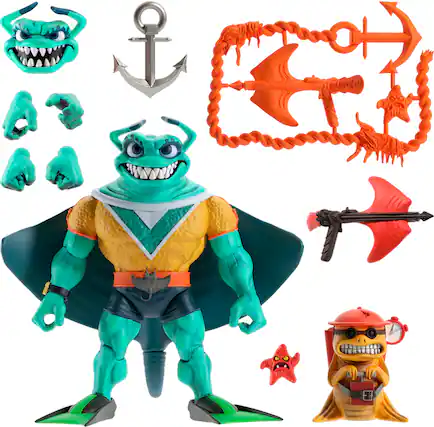 Front. Super7 - ULTIMATES! 7 in Plastic Teenage Mutant Ninja Turtles Action Figure - Ray Fillet.