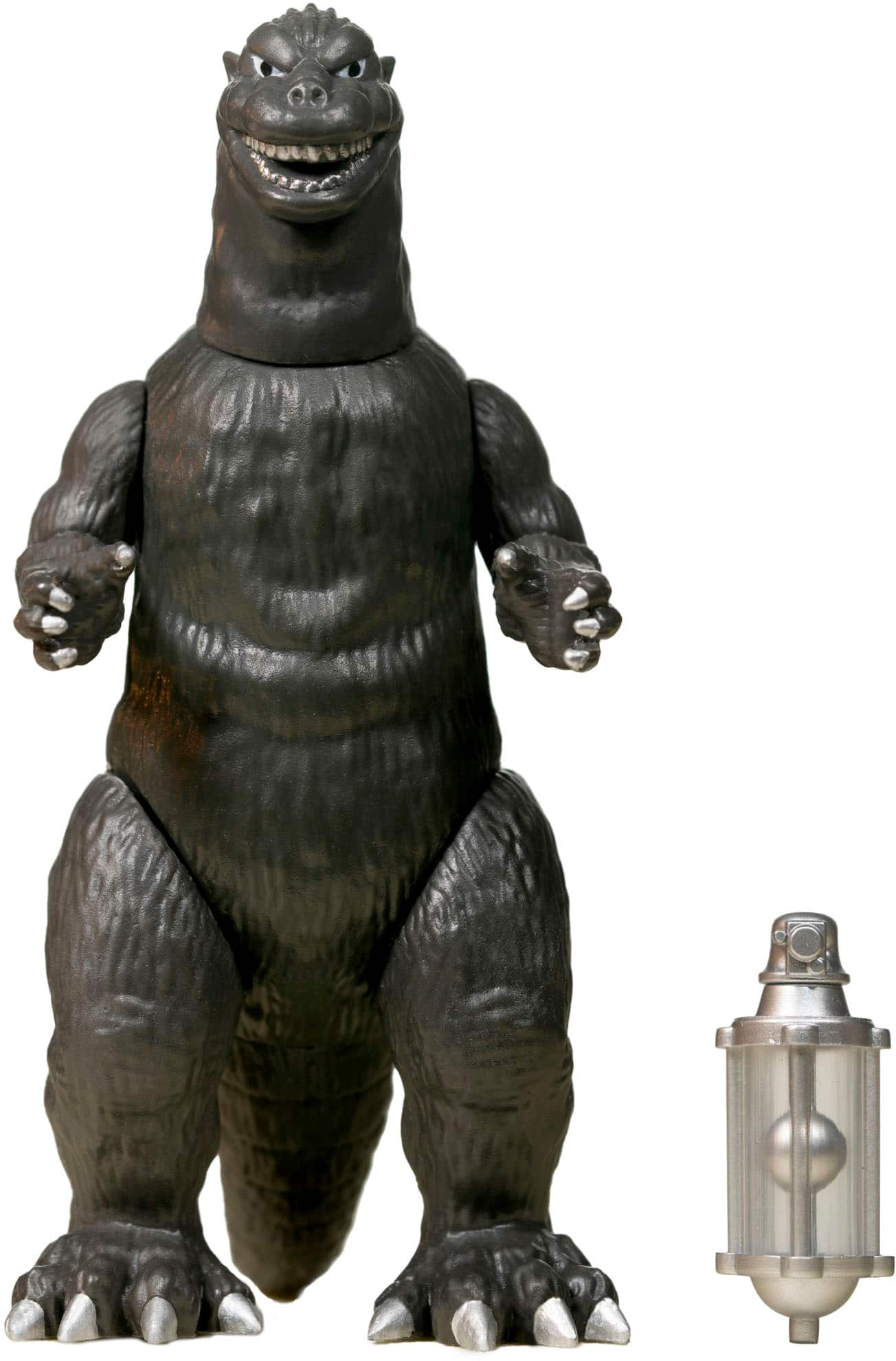 Super7 ReAction 4.25 in Plastic Toho Godzilla Action Figure Silverscreen  1954 with Oxygen Bomb RE-TOHOW01-G54-03 - Best Buy