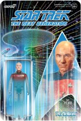 Super7 - ReAction 3.75 in Plastic Star Trek: The Next Generation Action Figure - Captain Picard Transporter - Front_Zoom