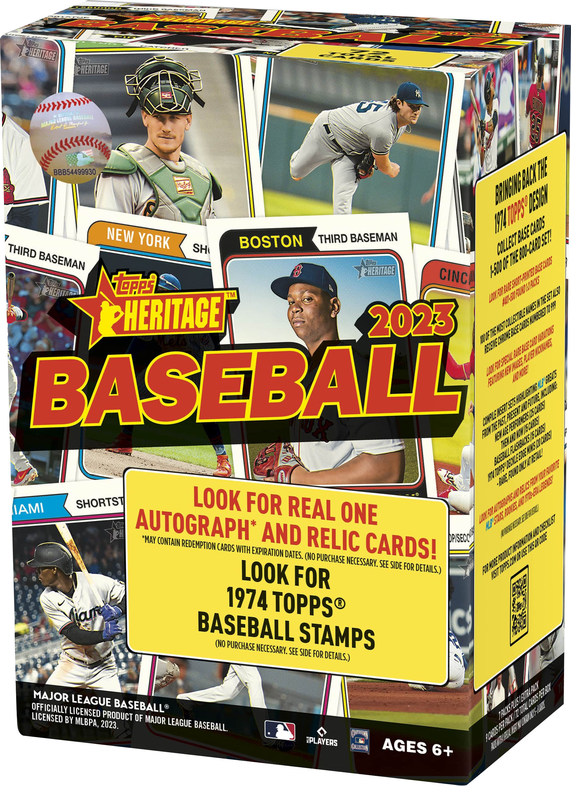 Topps 2023 Heritage MLB Baseball Blaster Box SP-T23BBHB - Best Buy