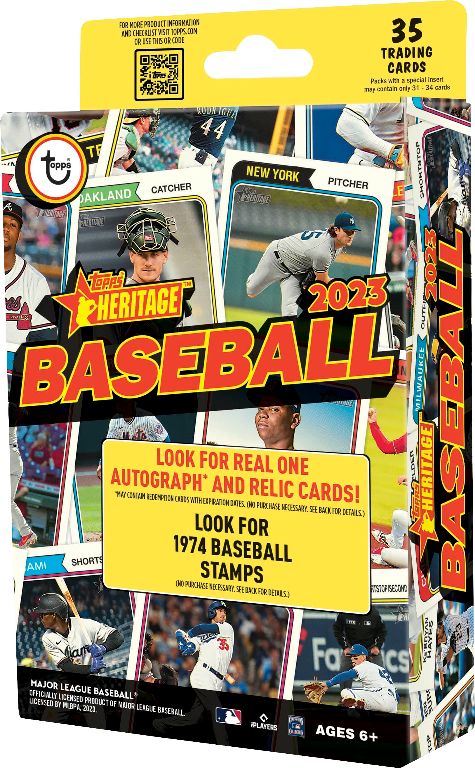 Topps 2023 Heritage MLB Baseball Hanger Pack SP-T23BBHHB
