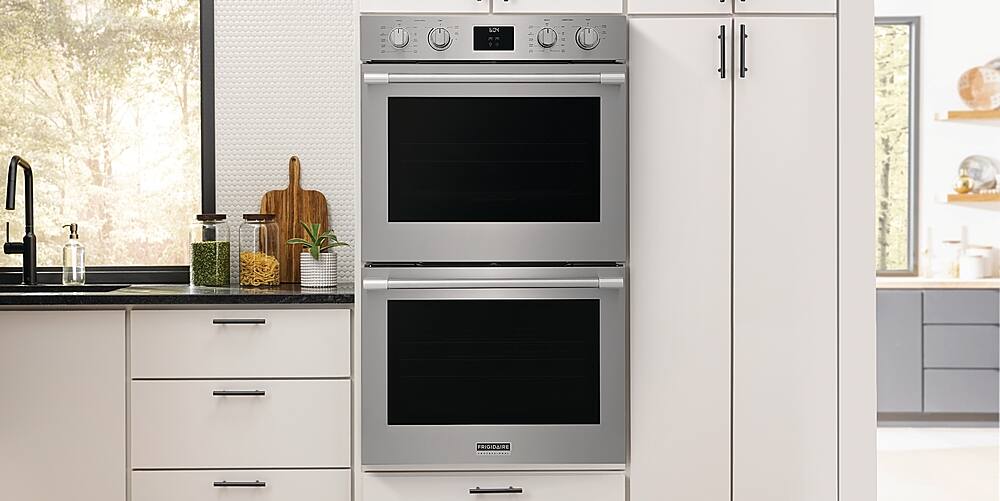 Alt View 12. Frigidaire - Professional 30" Built-in Electric Double Wall Oven with Total Convection - Stainless Steel.