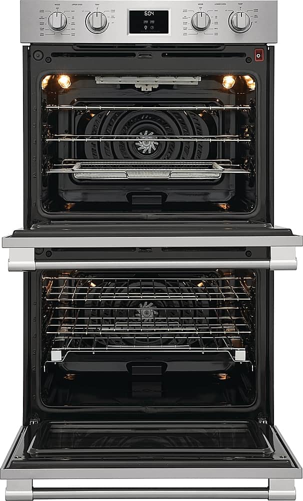 Alt View 1. Frigidaire - Professional 30" Built-in Electric Double Wall Oven with Total Convection - Stainless Steel.