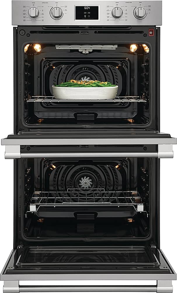 Alt View 2. Frigidaire - Professional 30" Built-in Electric Double Wall Oven with Total Convection - Stainless Steel.
