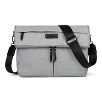 Bugatti - Reborn Collection - Convertible Crossbody to a Waist Bag- RPET Polyester - Gray - Front_Zoom