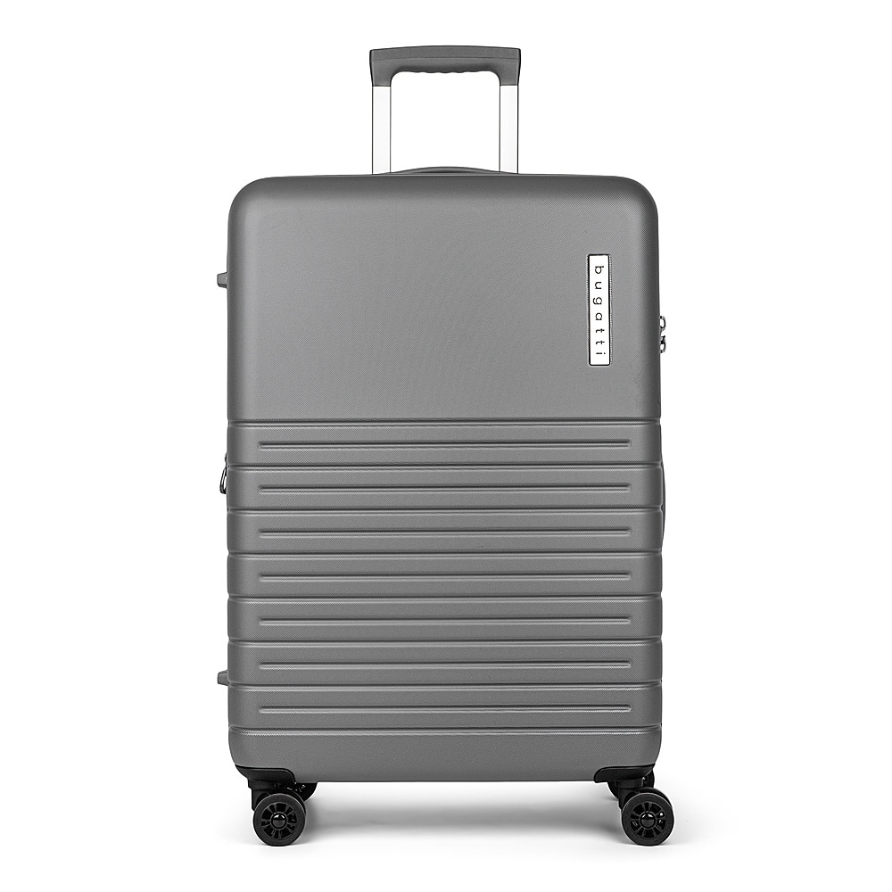 Angle View: Bugatti - Birmingham Luggage Set (3-Piece) - Gray