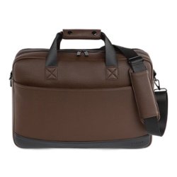 Bugatti - Central collection - Executive briefcase - Brown - Front_Zoom