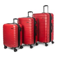Bugatti - Geneva Luggage Set (3-Piece) - Red - Front_Zoom
