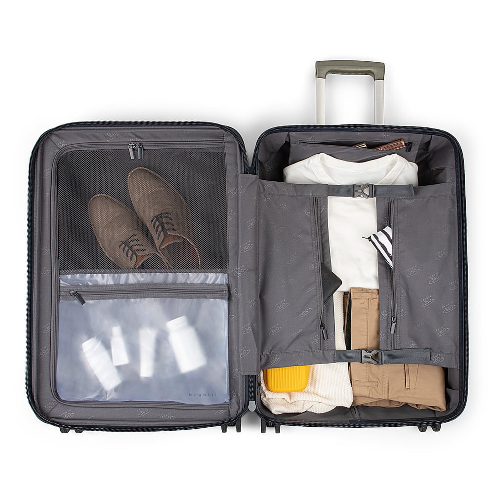 Best Buy Bugatti Birmingham Luggage Set (3Piece) Green HLG5203BUGN