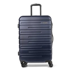 Bugatti - Geneva Carry on Suitcase - Navy - Front_Zoom