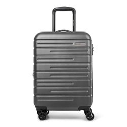 Bugatti - Geneva Carry on Suitcase - Charcoal - Front_Zoom