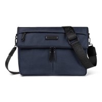Bugatti - Reborn Collection - Convertible Crossbody to a Waist Bag- RPET Polyester - Navy - Front_Zoom