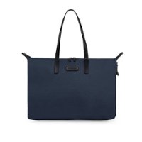 Bugatti - Reborn Collection - Business Tote Bag- RPET Polyester - Navy - Front_Zoom