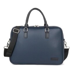 Bugatti - Contrast collection - Briefcase - Navy - Front_Zoom