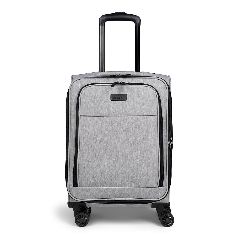 Angle View: Bugatti - Reborn Luggage Set (3-Piece) - Gray