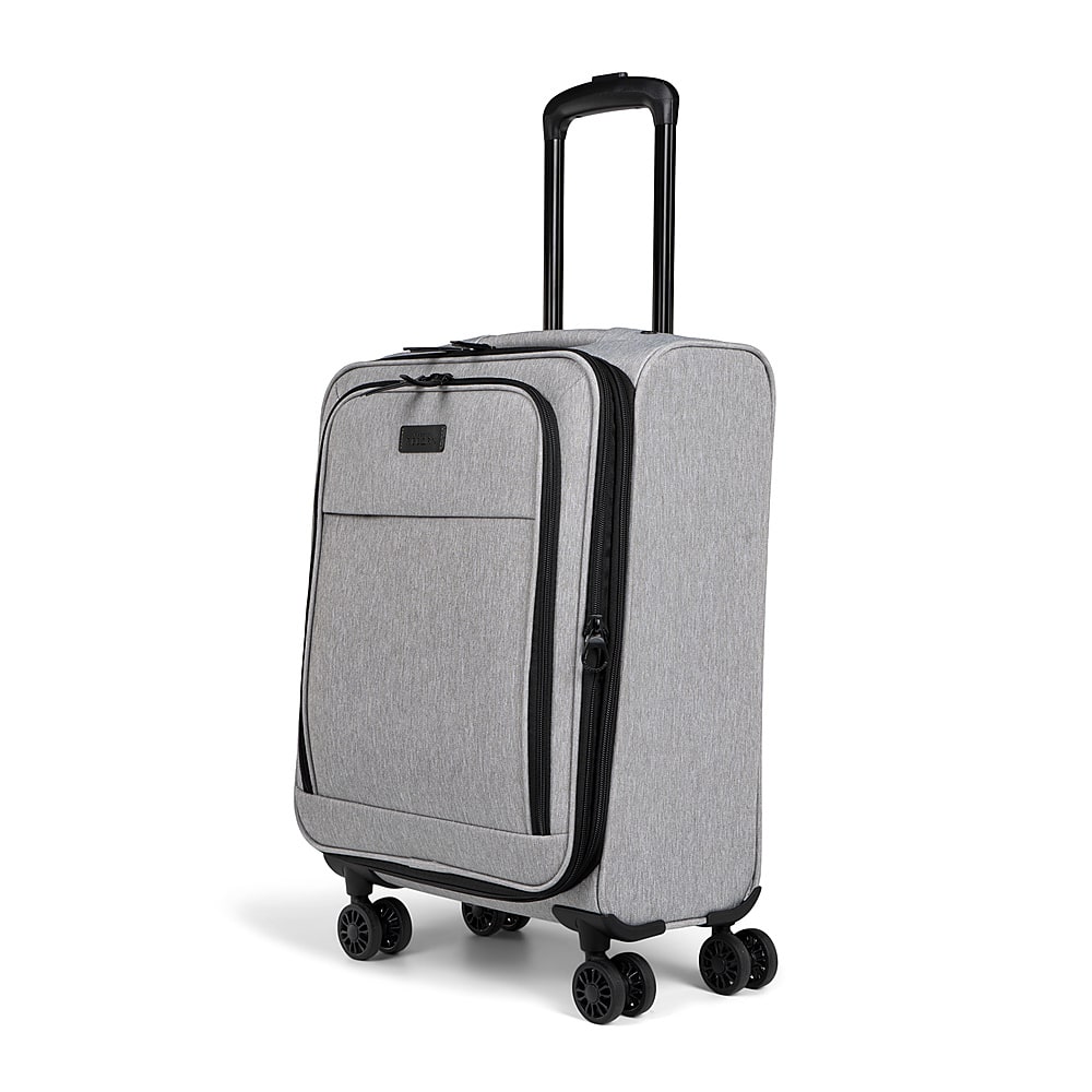 Left View: Bugatti - Reborn Luggage Set (3-Piece) - Gray