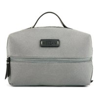 Bugatti - Reborn Collection - Toiletry bag - RPET Polyester - Gray - Front_Zoom