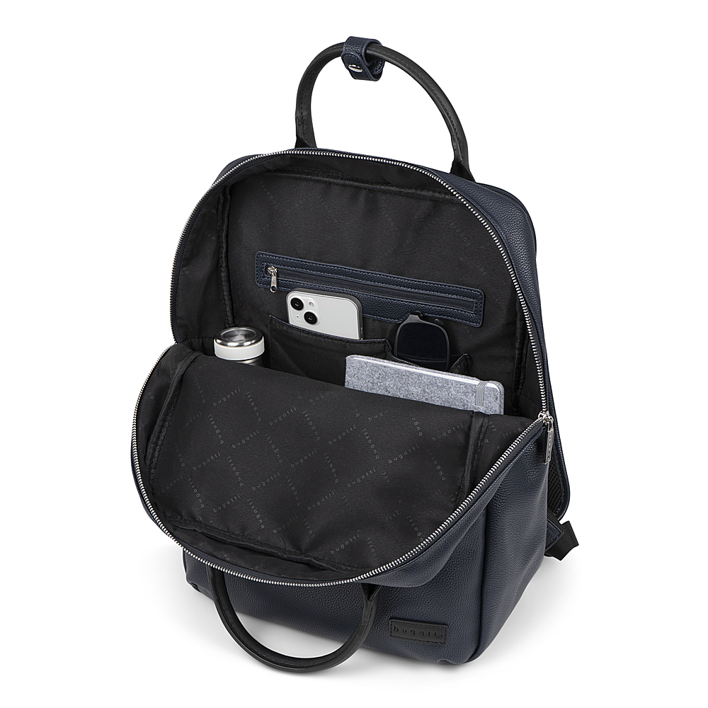 Bugatti Contrast Backpack Navy BKP2466BU-NAVY - Best Buy