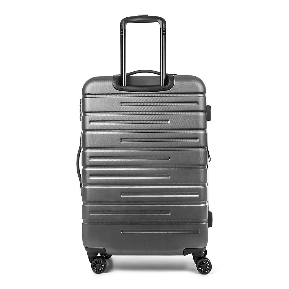 Angle View: Bugatti - Geneva Luggage Set (3-Piece) - Charcoal