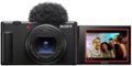 Front Zoom. Sony - ZV1 II 20.1-Megapixel Digital Camera for Content Creators and Vloggers - Black.