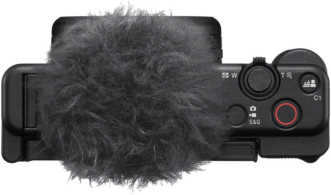 Top. Sony - ZV1 II 20.1-Megapixel Digital Camera for Content Creators and Vloggers - Black.