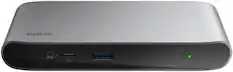 Front. Belkin - Thunderbolt 4 5-in-1 Core Hub - Gray.