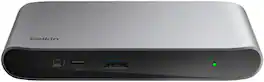 Belkin - Connect Thunderbolt 4, 5-in-1 USB-C Hub, 96W Power Delivery, Dual Display, with Thunderbolt 4 Cable & Power Supply - Gray