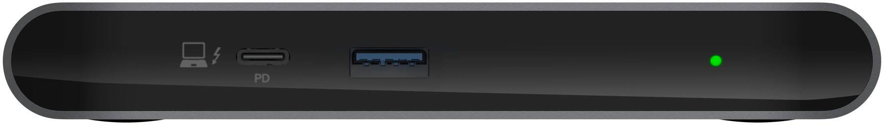 Alt View 11. Belkin - Thunderbolt 4 5-in-1 Core Hub - Gray.