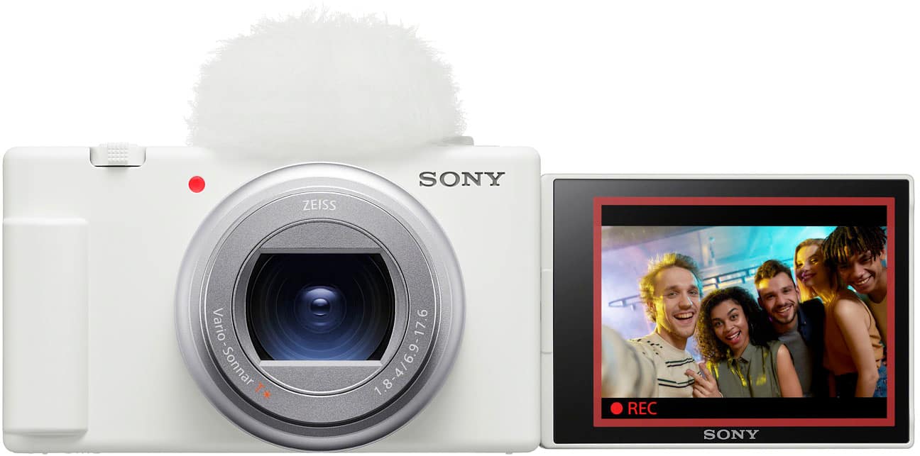 Sony - ZV-1 II Vlog Camera - White