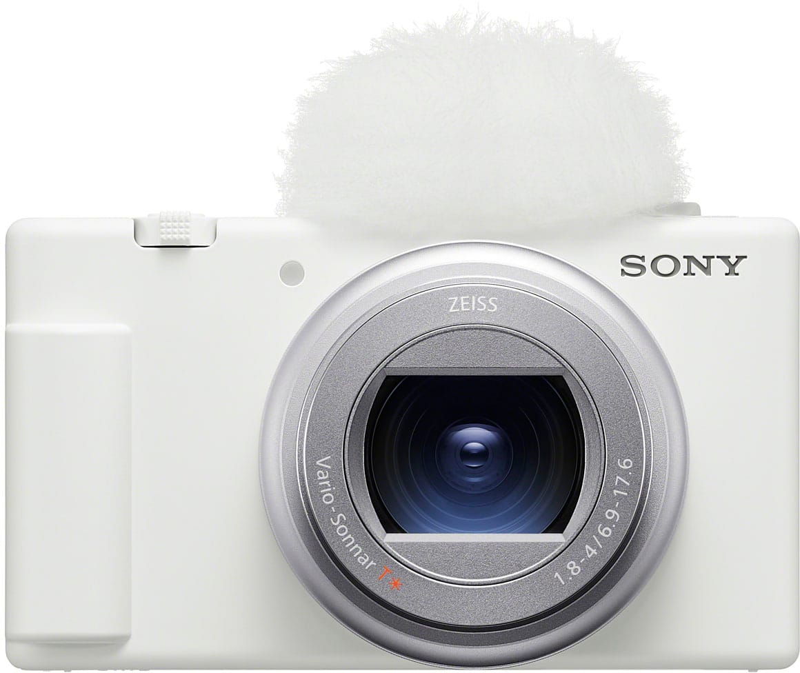 Angle. Sony - ZV-1 II 20.1-Megapixel Digital Camera for Content Creators and Vloggers - White.